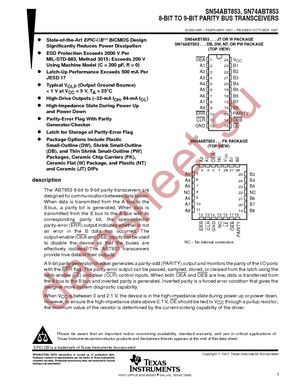 SN74ABT853PW datasheet  